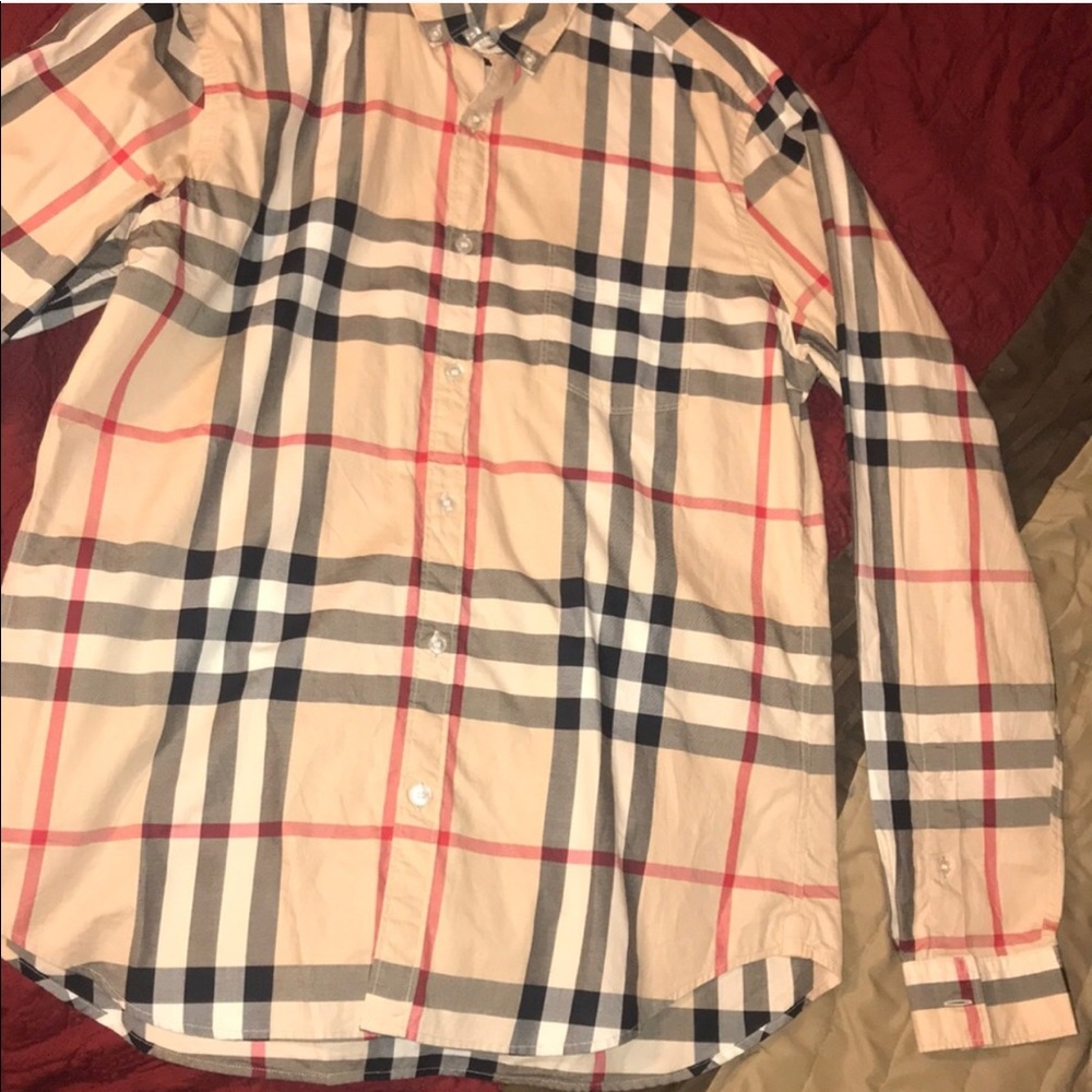 Large Burberry button down